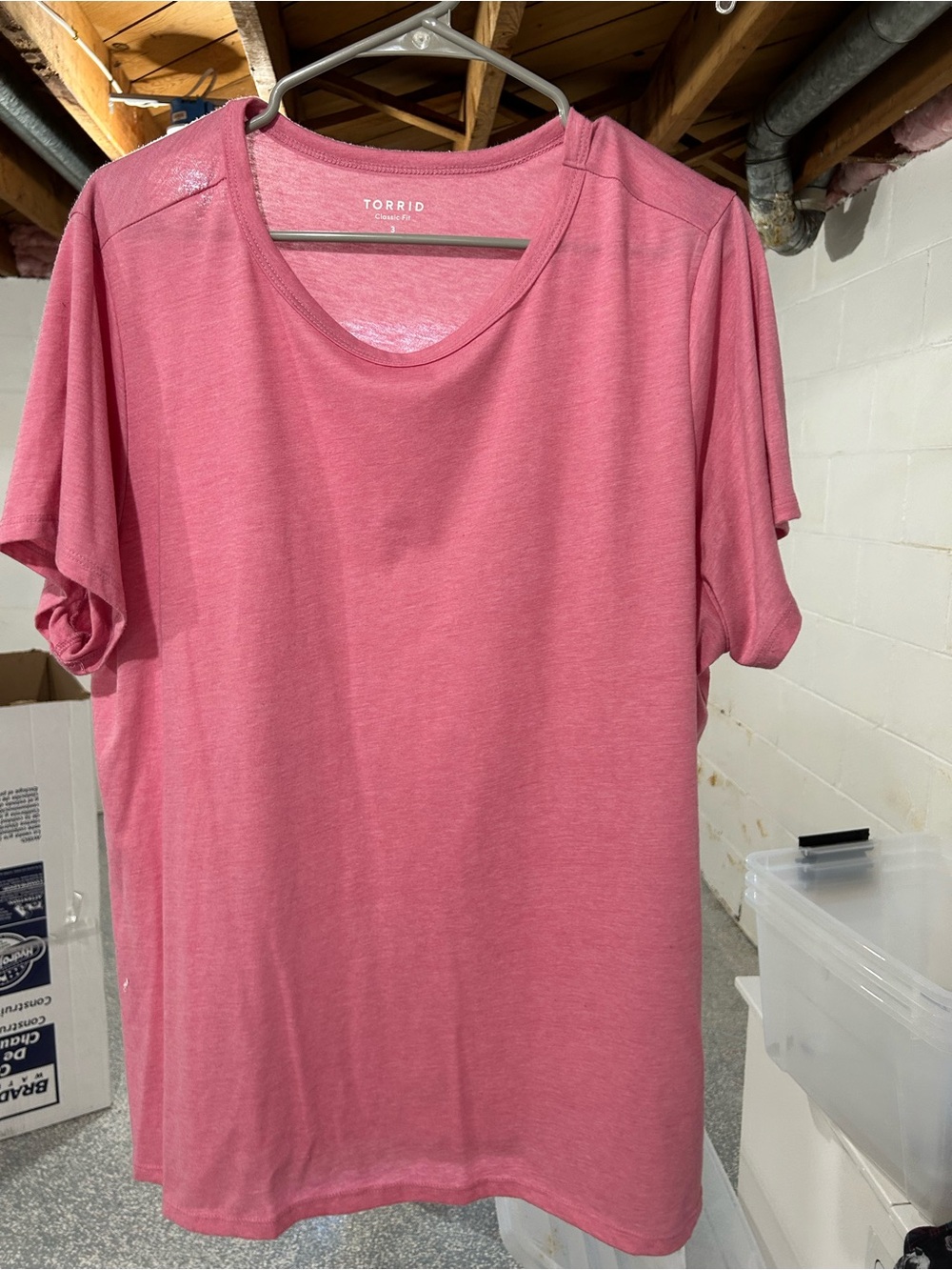 torrid Rose Pink Short Sleeve Tee